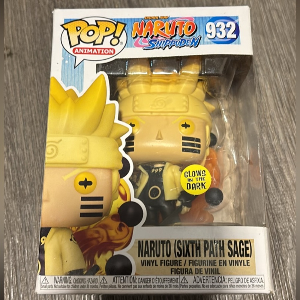 Funko Pop! Naruto (Sixth Path Sage) Yellow Vinyl Figure